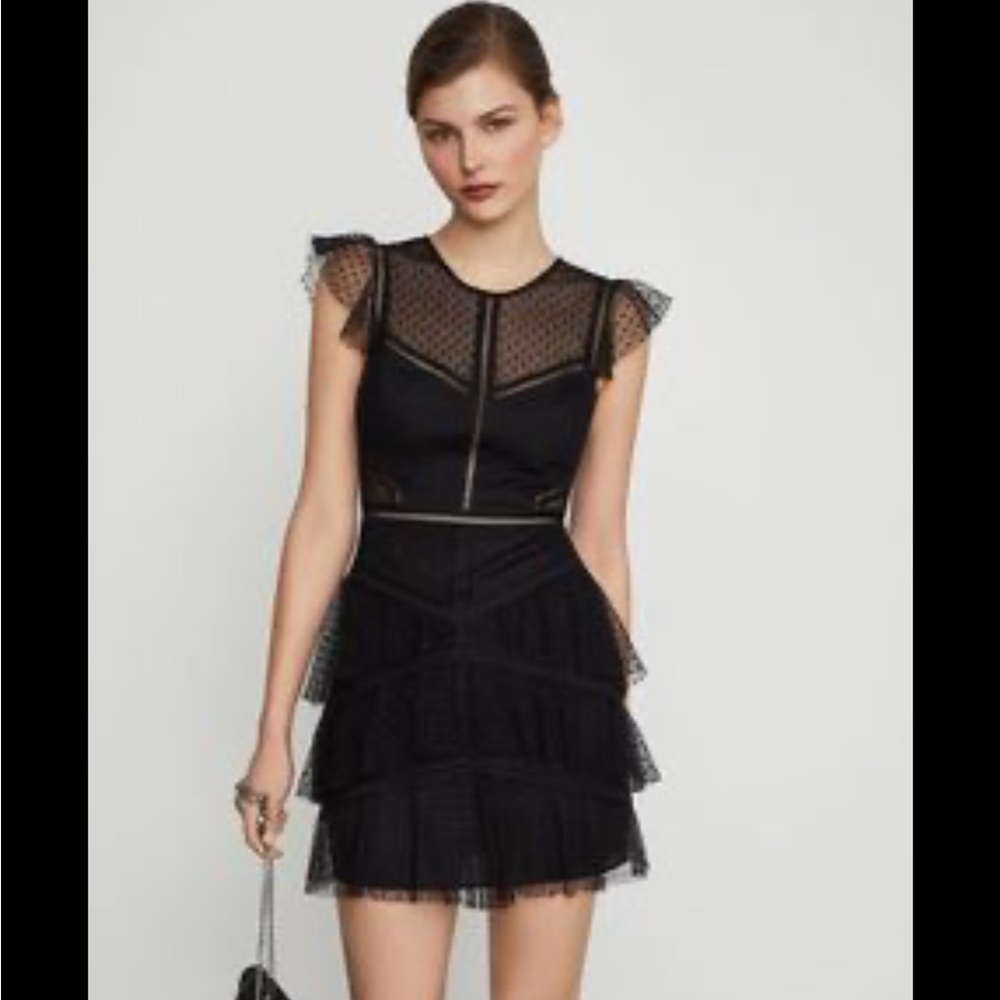Elegant Black Lace Dress